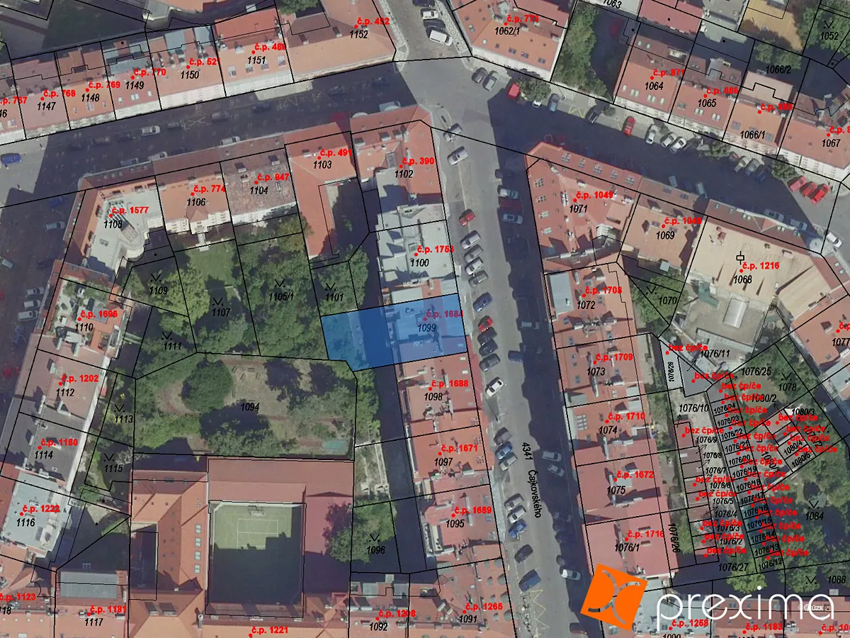 Prodej podílu 407/10000 bytu 2+1 82 m²
